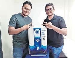 Manas along with Vijender Reddy founded the company in 2016, where they built a water purifier
