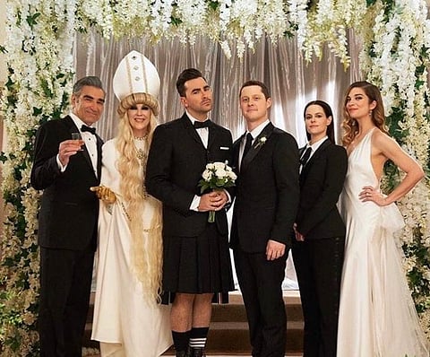Refreshing take on LGBTQ relationships: One of the many reasons Schitt's Creek became so popular is because it didn't try make a statement out David and Patrick's relationship. Daniel infact, portrays