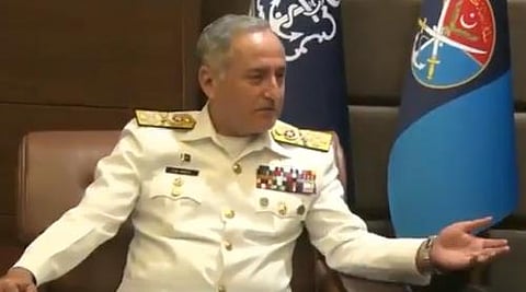 Former Pakistan Navy CNS Zafar Mahmood Abbasi (Photo | Twitter)