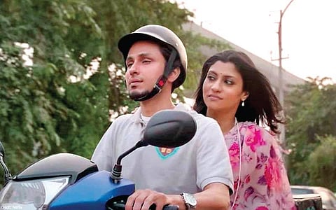 The boys by her side