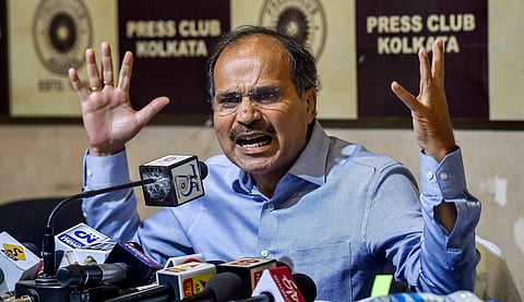 West Bengal MP Adhir Ranjan Chowdhury (Photo | PTI)