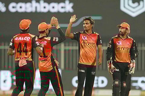 Sunrisers Hyderabad player Sandeep Sharma. (Photo | PTI)