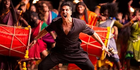 A still from Akshay Kumar-starrer 'Laxmii'.