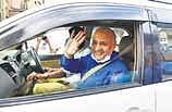 Delhi DyCM Manish Sisodia on his way to visit a mohalla clinic in Shantinagar on Wednesday | Vinod Kumar T