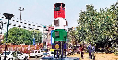 The first smog tower was installed in Lajpat Nagar earlier in January. (File Photo)