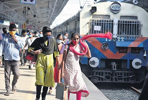With the rising number of passengers, the number of suburban services have been increased from 154 to 204 a day | R Satish Babu