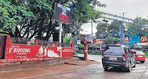 Digital display boards installed in Ongole as part of the Smart City project. (Photo | EPS)