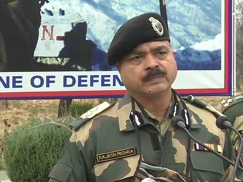 Dr Rajesh Mishra, IPS, Inspector General Kashmir Frontier BSF (Photo | ANI)