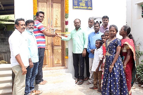 Muthukumar gets new house from his classmates - three decades after leaving school!
