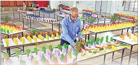 The feat was an exercise in patience and passion, and a live example of what can be created by a simple thought, a piece of paper and a deft play of fingers.