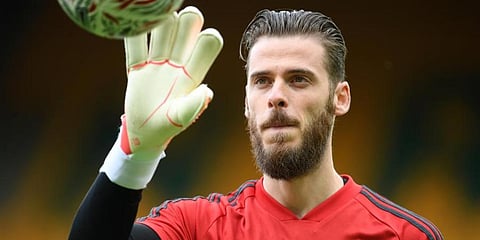 Manchester United goalkeeper David de Gea (Photo | AP)