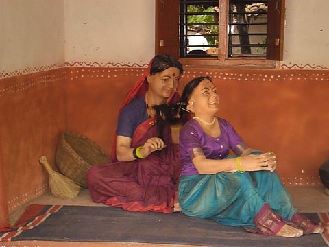 A view of Utsav Rock Garden in Gotagodi village of Haveri district. (Photo | Express)