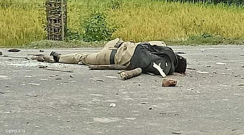 The police initially used batons but the protesters retaliated prompting the personnel to open fire (Photo | EPS)