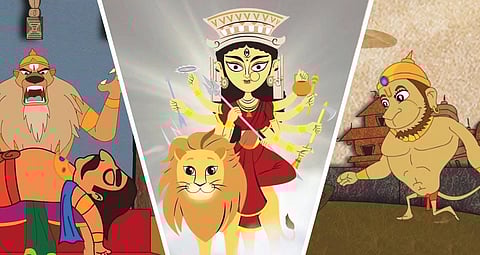 The six tales are of mythological characters that we all have grown up with—Bhasmasur, Banasur, Atapi and Vatapi among others.