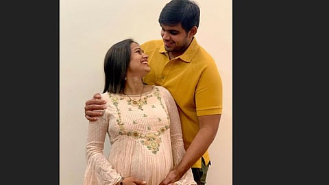 Wrestler Babita Phogat with her husband Vivek Suhag (Photo | Babita Phogat, Instagram)