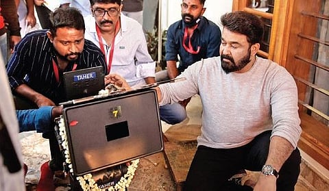 Mohanlal’s Aarattu begins filming