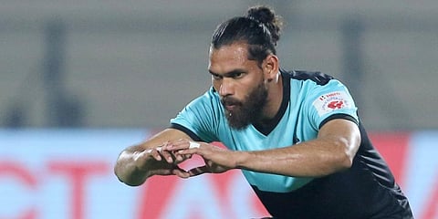 Adil Khan was named captain of Hyderabad FC. (Twitter @IndSuperLeague)
