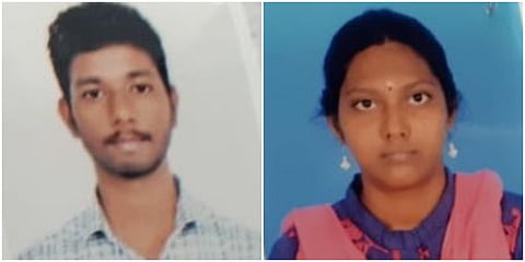 R Vinodh and Backiyalakshmi (Photos by special arrangement)