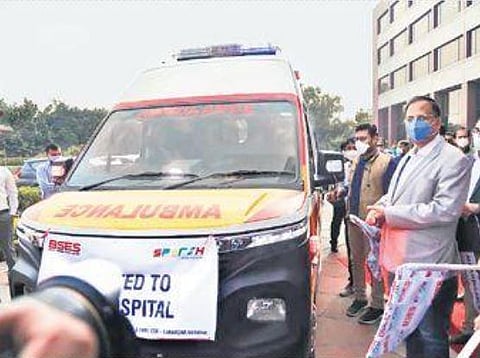 These will be attached to the government’s CATS Ambulance Services.