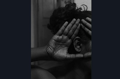 Infected Net, a series of monochrome self-portraits, also trails a similar pattern.