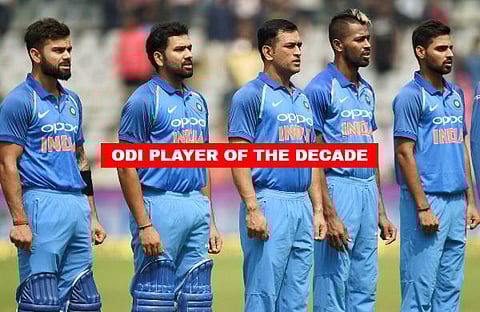 International Cricket Council has come up with the list of nominees for ICC Men's ODI Player of the Decade Award. Check out the players who have made it to the list. (Photo | PTI)