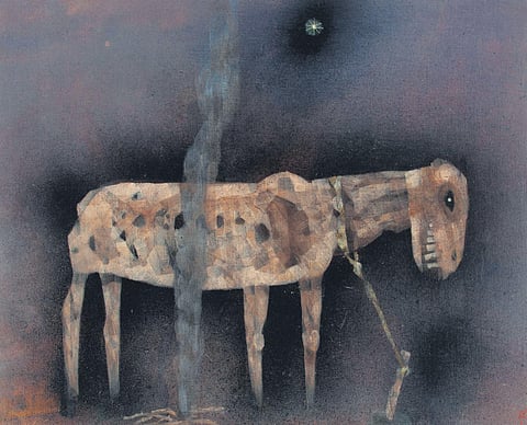 Also, unlike some other names that routinely make it to auction catalogues, Pyne’s name offers an element of surprise, only because his works aren’t seen in auctions very often.