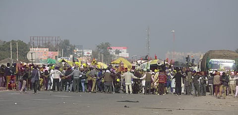 Police have said that the farmers have been allowed to enter and hold peaceful protest at the ground in Burari. (Photo | Shekhar Yadav, EPS)