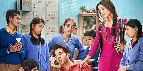 A still from Rajkummar Rao-starrer 'Chhalaang'.