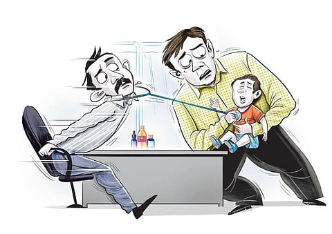 Due to the Covid-19 pandemic, parents have been refraining from visiting pediatricians.