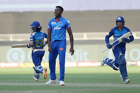 Kagiso Rabada of Delhi Capitals. (Photo | IPL)