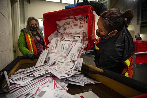 Postal Service said it had already conducted rounds of morning checks at all its processing hubs. (Photo | AP)