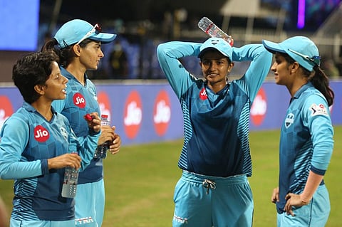 Harmanpreet explained the reason for not giving the ball to Poonam Yadav despite her three overs remaining. (Photo | IPL)