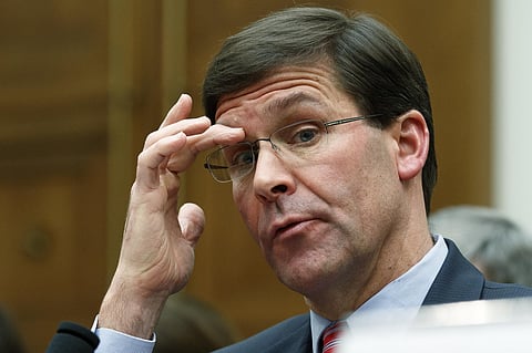 US Defense Secretary Mark Esper (Photo| AP)