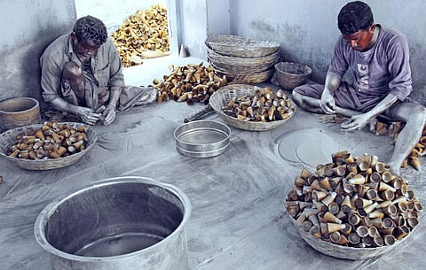 Around 2 lakh persons are directly employed in the firecracker sector of Sivakasi, and Rajasthan is one of their major market. (Photo | K K Sundar, EPS)