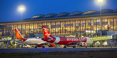 Rajiv Gandhi International Airport in Hyderabad. (File photo| EPS)