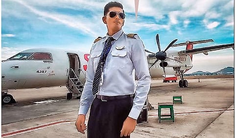 Actor Krishnakumar as 'Che' in Soorarai Pottru