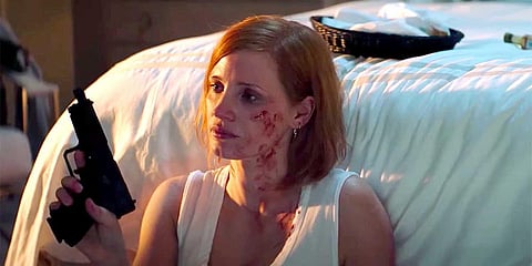 Jessica Chastain in 'Ava' (Photo| IMDb)