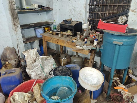 DRI seized huge quantities of Mephedrone seized in Hyderabad.