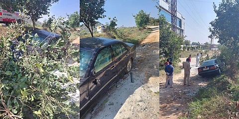 Himachal Pradesh Governor Bandaru Dattatreya's car meets with minor accident on Hyderabad-Vijayawada highway