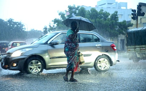 Rain in Chennai was a more common sight than usual in 2020. (Photo | Sunish P Surendran, EPS)