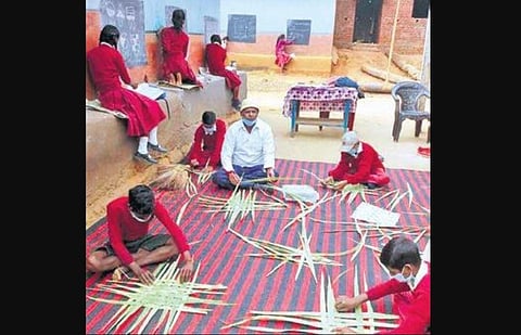 Self reliance is the first lesson taught in this Jharkhand village school
