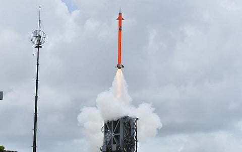 Medium-Range Surface-to-Air Missile being launched. (File photo)