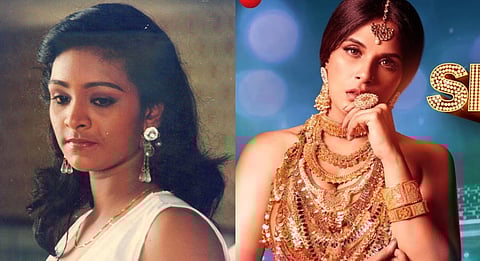 Shakeela and Richa Chadha as Shakeela (Photo | EPS, YouTube screengrab)