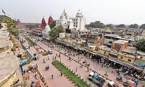 Work related to pedestrianisation of the stretch is almost done. (File Photo)