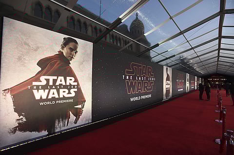 General view of the Los Angeles premiere of 'Star Wars: The Last Jedi' at the Shrine. (Photo | AP)