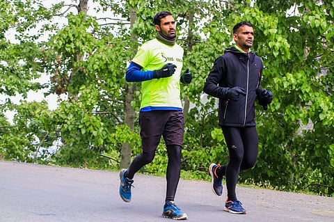 Ram and Sanjay met and bonded over their interests in ultra marathons. (Photo | Special Arrangement)
