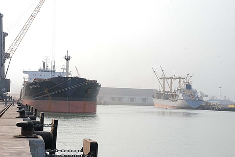 Gangavaram port in Visakhapatnam. (File photo | EPS)