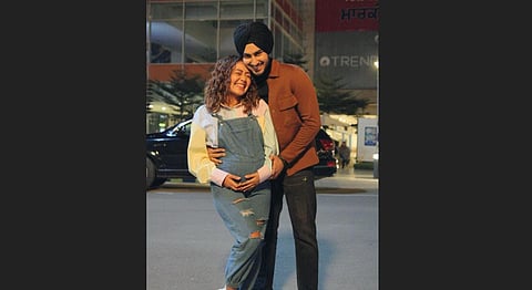 Singer Neha Kakkar with husband Rohanpreet Singh (Photo | Neha Kakkar, Instagram)