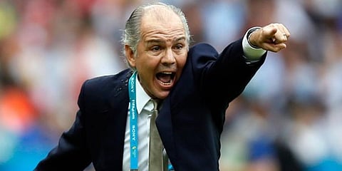 Former Argentina coach Alejandro Sabella (Photo | AP)
