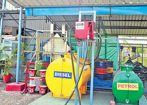 A view of synthetic fuel plant in Guntur. (Photo | Express)
